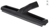 Black Universal Squeegee Floor Tool Nozzle with Rubber Blades for Wet Pick-Up, 38mm x 360mm