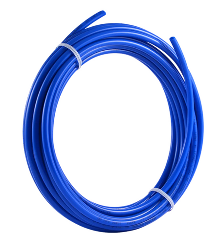 PE-08-BI-0500F-B (1/4" OD LLDPE Blue John Guest Tubing) x 10 Metres (Bagged)