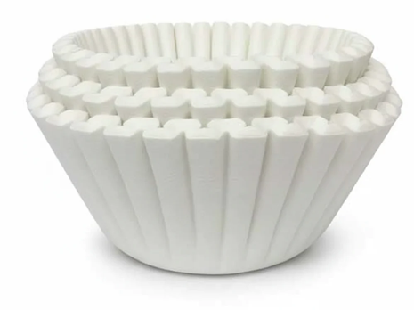 200 x 3 Pint White Filter Papers (Bagged & Labelled)