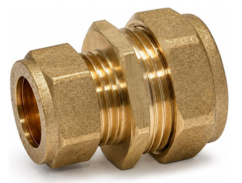 22mm x 15mm Brass Compression Reducer