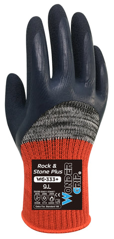 Wonder Grip WG-333+ Rock And Stone Plus (Special Heavy Work) Gloves