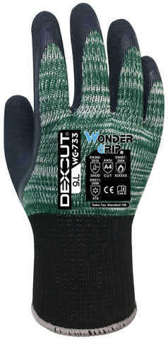 Wonder Grip WG-733 Dexcut Cut Resistant Gloves