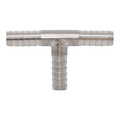 1/4" x 1/4" x 1/4" Barbed Male Tee Connector
