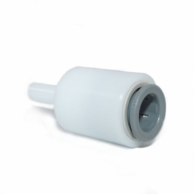 Delrin Adaptor 3/8" Pushfit (John Guest Cartridge) x 1/4" Stem