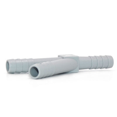 Acetal Plastic Barbed Y Fitting 3/8" Equal Grey