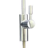 Tap Venice Chrome Plated Mono Block Single Bend 1/4-Turn Handle Ceramic Seat 7/16"-24 UNS Male
