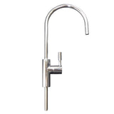 Tap Venice Chrome Plated Mono Block Single Bend 1/4-Turn Handle Ceramic Seat 7/16"-24 UNS Male