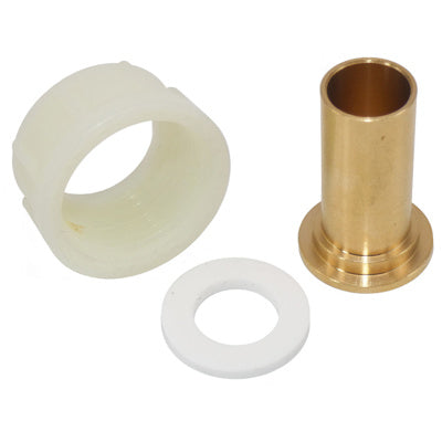 Brass Adaptor 15mm Stem x 3/4" BSP Female Plastic Swivel Nut & Silicone Washer