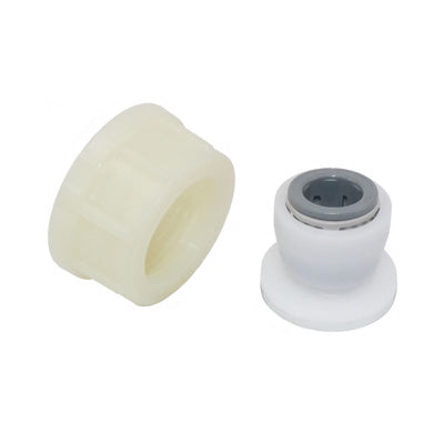 3/8" Push-Fit to 3/4" BSP Female Adapter – Plastic Body with Plastic Nut (2-Part Design)