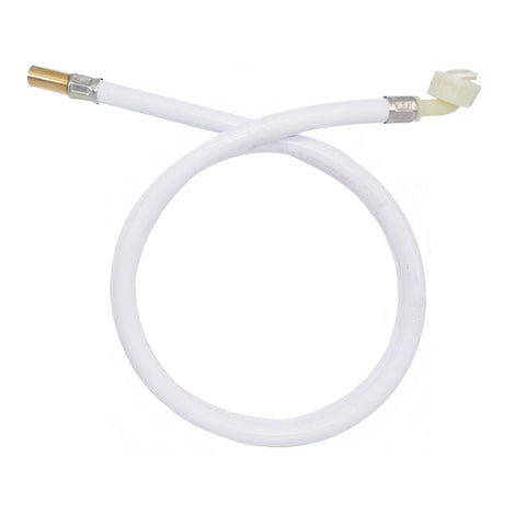 Aquavend 1.5m Hose – 10mm ID with Elbow 3/4" BSP Female & Retained Washer, 15mm Brass Stem for Plumbing & Water Systems