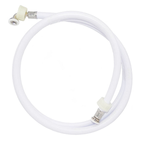 Aquavend 2m Hose – 10mm ID with Elbow 3/4" BSP Female x Straight 3/4" BSP Female Connectors and Retained Washers