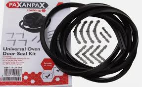 Universal '3-in-1' Silicone Rubber Oven Door Gasket Seal Kit – 3-Sided, 4-Sided & Round Cornered with Full Fitting Instructions