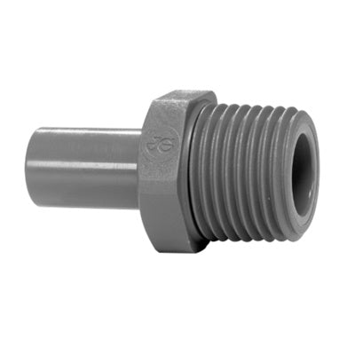 John Guest Stem Adaptor Connector 1/4″ Pushfit × 1/8″ BSPT Male | High-Quality Push-Fit Connector