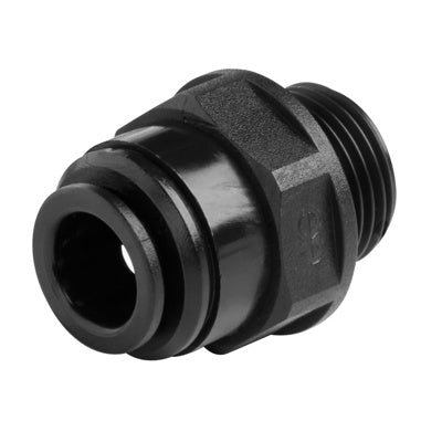 John Guest Straight Adaptor 12mm Pushfit x 1/2" BSP Male