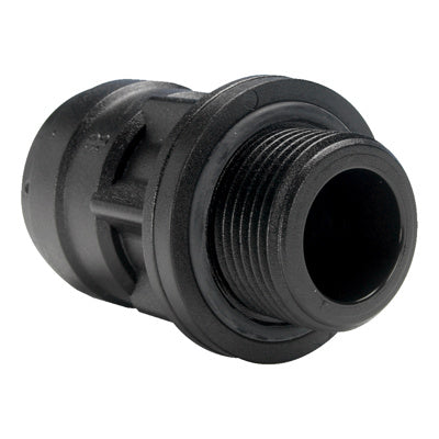 John Guest Straight Adaptor 15mm Pushfit x 1/2" BSP Male