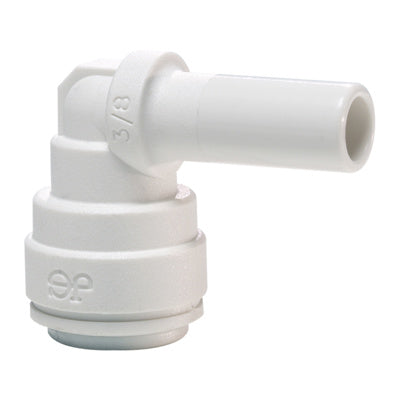 John Guest Stem Elbow 3/8″ Pushfit × 3/8″ Stem