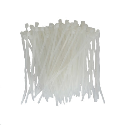 Cable Tie White 100mm x 2.5mm - Durable and Secure Fastening Solution