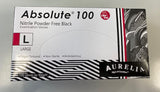 Cool Products Box of 100 x Aurelia Absolute 100 Black Nitrile Disposable Gloves