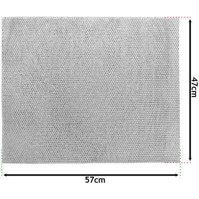 Universal Aluminium Cooker Hood Filter – Cut-to-Size Grease Filter Sheet (470mm x 570mm) – Washable Metal Mesh for Extractor Fans & Kitchen Hoods