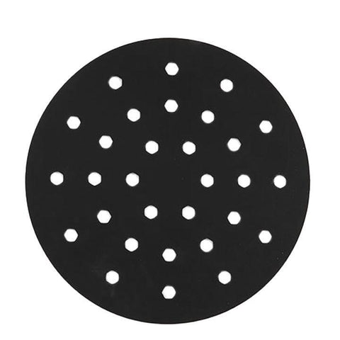 2 Pack Reusable Round Air Fryer Liners – Non-Stick Perforated Air Fryer Mats (20cm)