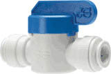 John Guest RWC PP Shut Off Valve Connection 1/4" inch Speedfit PPSV040808W