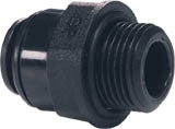 10mm Pushfit x 1/2" BSP Male John Guest Straight Adapter