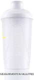 New Protein Shaker 800 ml White Leak Proof Screw Top Lid Lump Free Smooth Shakes