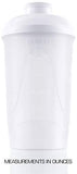 New Protein Shaker 800 ml White Leak Proof Screw Top Lid Lump Free Smooth Shakes