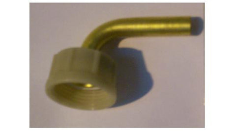 3/4" BSP Female Nut & Washer x 3/8" Brass Stem Elbow