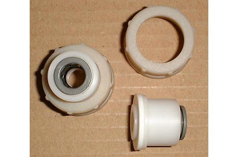 3/4" BSP Female x 3/8" Pushfit Adaptor (2 Piece, Plastic Body & Plastic Nut)