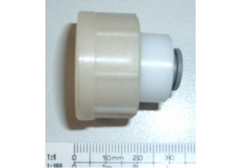 3/4" BSP Female x 8mm (5/16") Pushfit Adaptor (2 Piece, Plastic Body & Plastic Nut)