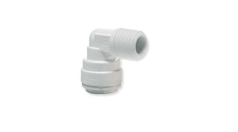 John Guest 3/8" Pushfit x 1/4 NPT Male Elbow Adapter