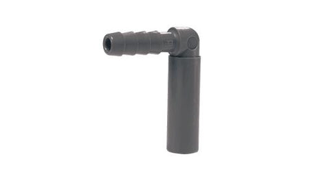John Guest 3/8" Stem x 5/16" Barb Tube To Hose Elbow