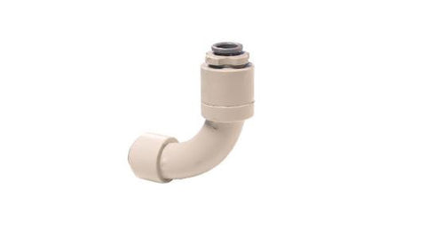 John Guest 3/8" Superseal Pushfit x 3/8" Pushfit Flow Bend Elbow