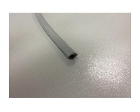 3.5mm ID x 5.9mm OD Grey Silicone Tubing By The Metre