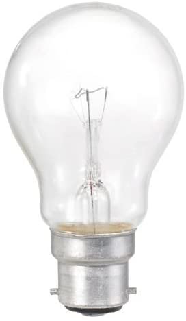60 Watt Standard Bulbs B22 Bayonet Cap Fit Clear Classic GLS Light Bulbs x 10