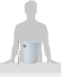 Addis Eco 100% Recycled Plastic Waste Paper Office Bedroom Trash Bin, 12 litres, Light Grey, 27 x 26 x 34cm: Amazon.co.uk: Kitchen & Home