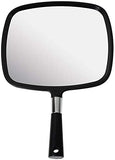 Mirrorvana Large & Comfy Hand Held Mirror with Handle - Professional Barber