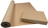 750mm X 50m Roll Of Brown ECO Kraft Paper Made From 100 Recycled Paper Biodegrad