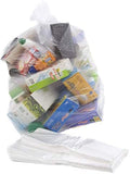 Abbey Clear Recycling Bin Liners Bags/Sacks/Refuse/Rubbish - Pack of 100-18 x 29 x 39 Inch - 64 Gauge: Amazon.co.uk: Garden & Outdoors