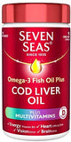 Seven Seas Pure Cod Liver Oil & Multi Vitamin Capsules Pack of 90