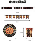 THE TWIDDLERS 80 Halloween Party Decorations & Tableware - Complete Pack
