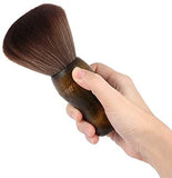Neck Duster Brush KUDOUSHI Largr Hair Cutting Brush Barber Natural Fiber Wooden