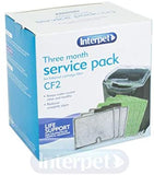 Interpet 3 Month Service Pack For Internal Cartridge Filter CF2 Fish Aquarium