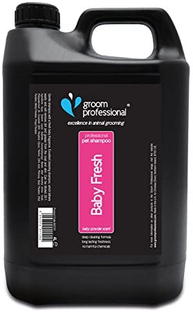 GROOM PROFESSIONAL Baby Fresh Shampoo (Features the popular baby powder scent) - 4 x Sizes