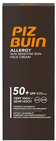 PIZ BUIN Allergy – Sun Sensitive Skin Face Cream SPF 50+ – 50 ml