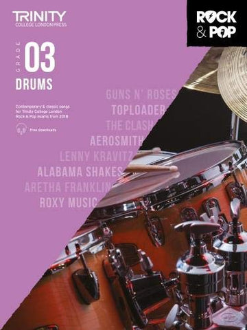 BEST Trinity College London Rock Pop 2018 Drums Grade 3 Trinity Rock Pop PREMIU
