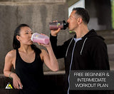 New Protein Shaker 800 ml White Leak Proof Screw Top Lid Lump Free Smooth Shakes