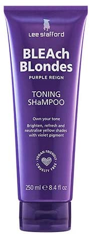 Lee Stafford Bleach Blonde Shampoo Purple Anti Yellow Brassy Shampoo 250 ml