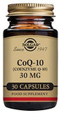 BEST CoQ 10 Coenzyme Q 10 30 Mg Vegetable Capsules Pack Of 30 CoQ 10 Co UK STOC